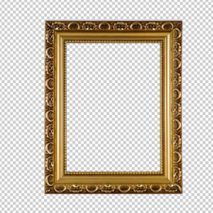 square-gold-frame-png